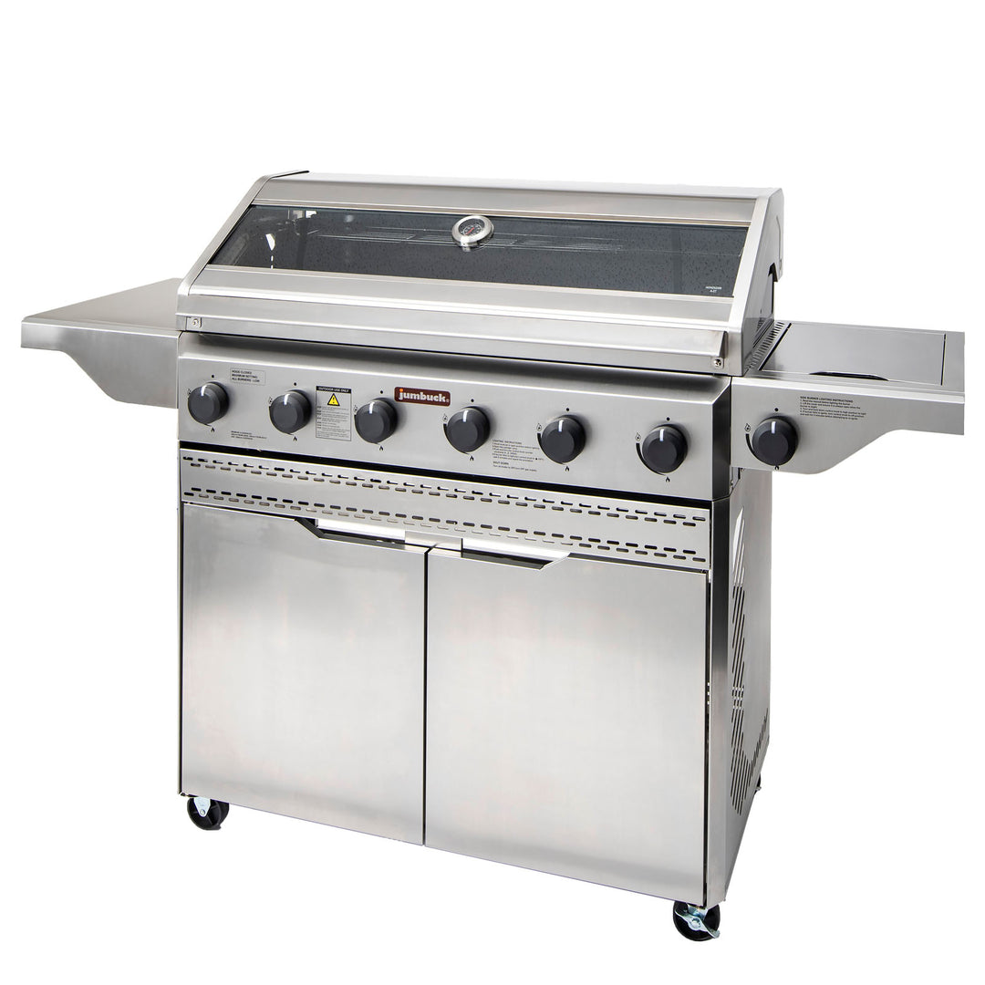 Jumbuck nimbus 6 burner gas bbq best sale