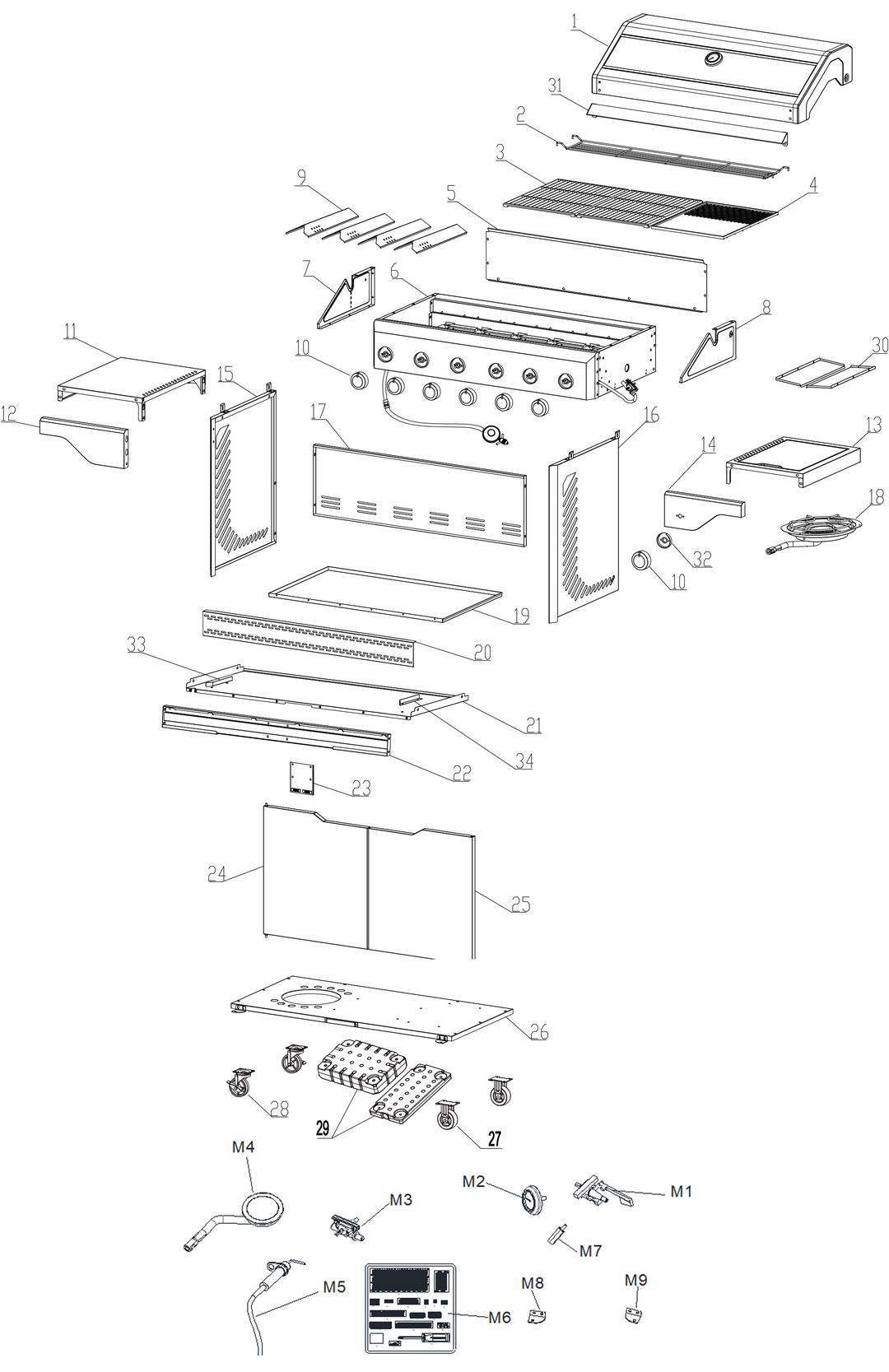 Matador bbq parts hotsell